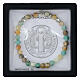 Bracciale elastico con grani in amazzonite s3