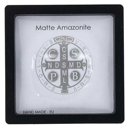 Elastic bracelet with amazonite beads 4