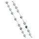 Rosario pietra howlite bianca grani 5 mm s3
