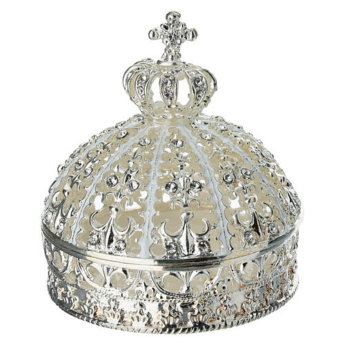 Boîte à chapelet en forme de couronne 8,5 cm 1