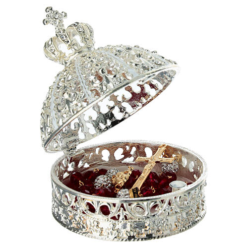 Rosary holder in crown shape, 8.5 cm 3