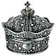 Crown-shaped rosary case, metal, 5.3x6.3 in s4