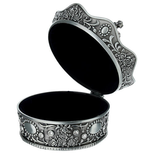 Metal Rosary Holder Crown 13.5x16 cm 2