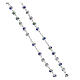 Rosary with 3mm Plastic Beads and Little Flowers s3