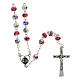 Rosario Fatima grani 4 mm in plastica s1