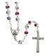 Rosario Fatima grani 4 mm in plastica s2