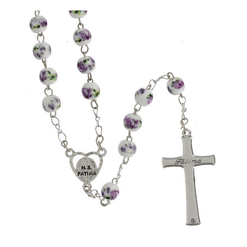 Fatima Rosary 4mm Plastic Beads 2