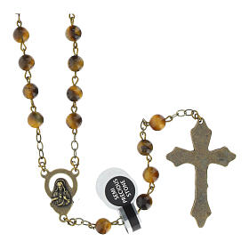 Tiger Eye Rosary, 3mm