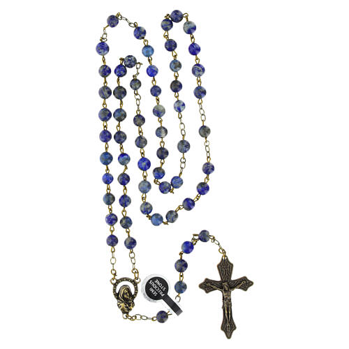 Rosenkranz aus Lapislazuli 3 mm 4