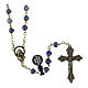 Rosary of lapis lazuli, 0.12 in beads s1