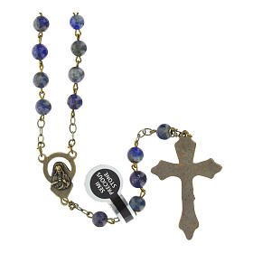 Rosario in lapislazzuli 3 mm