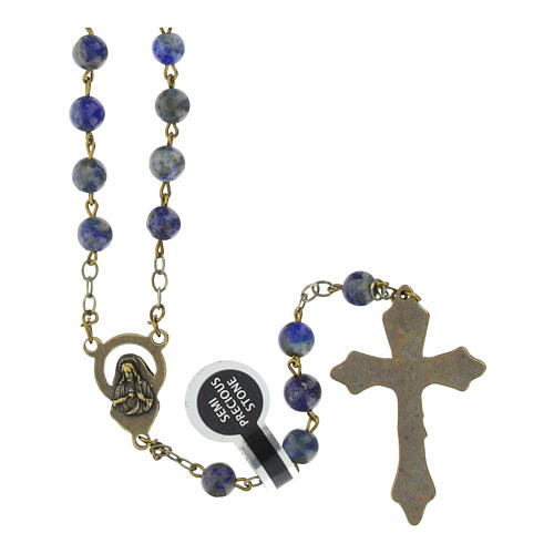 Rosario in lapislazzuli 3 mm 2