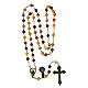 Rosary of mookaite, 0.12 in beads s4