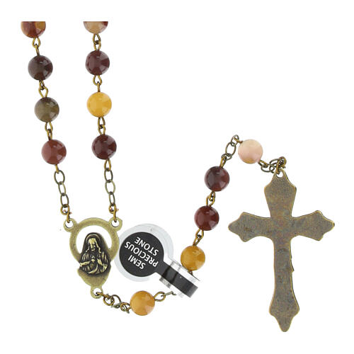 Rosary Mookaite Beads, 3mm 2