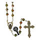 Rosario con grani in unakite 3 mm s2