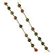 Rosary with 3mm Unakite Beads s3