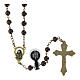 Rosary with 3mm Garnet Beads s2