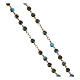 Terço ágata azul 3 mm s3