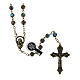 Blue Lake Agate Rosary, 3mm s1