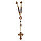 Rosario in legno chiaro Madonna di Fatima 2 mm s1