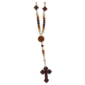 Rosario in legno Madonna di Fatima 2 mm