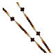 Rosario in legno Madonna di Fatima 2 mm s3