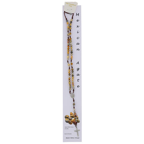 Rosario grani in agata 3 mm 4