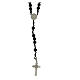 Rosary of onyx, 0.12 in beads s2