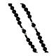 Rosary of onyx, 0.12 in beads s3