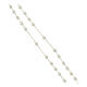 Rosario grani madreperla 2 mm acciaio s3
