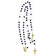 Rosario oro sodalite blu 2 mm s4