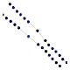 2mm blue sodalite gold rosary s3