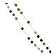 Chapelet or en agate indienne 2 mm s3