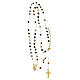 Chapelet or en agate indienne 2 mm s4