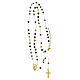 Rosario oro in agata indiana 2 mm s4