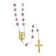 Rosenkranz mit 2 mm Amethystperlen s2