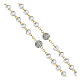 Golden rosary with clear beads of 0.2 in s3