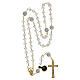 Golden Rosary with Transparent Beads, 5 mm s4