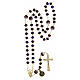 Golden Rosary with Shiny Purple Beads, 5 mm s4