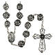 Headboard rosary of Our Lady of Fatima, 0.8 in roses s1