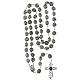 Headboard rosary of Our Lady of Fatima, 0.8 in roses s4