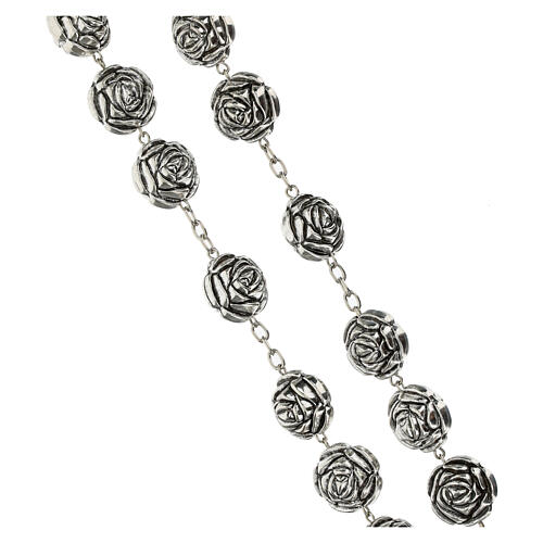 Rosario capoletto Madonna di Fatima 2 cm rose 3