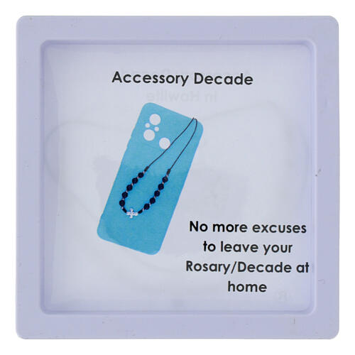 Armband, 10er-Rosenkranz, Howlith-Perlen 3 mm 4