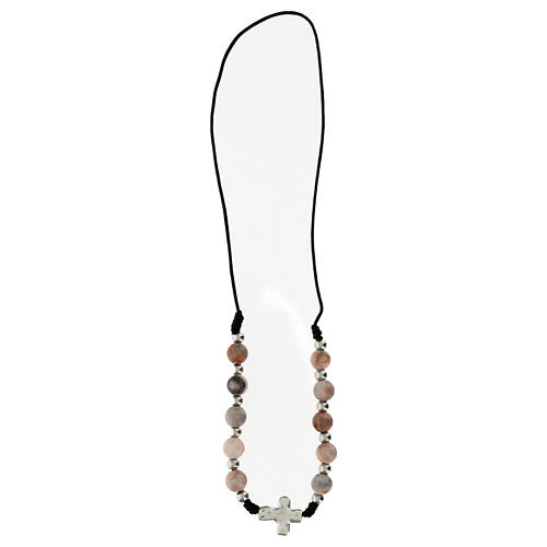 Decade Bracelet in Rose Jasper 3 mm 2