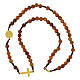 Saint Benedict Rosary with 3mm Palo Santo Beads s4