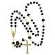 Golden rosary with 0.2 in hematite beads s4