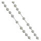 Rosario argento grani 5 mm tridacna s3