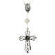 Bracciale decina Fatima perle sintetiche 1,5 cm s2