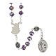 Rosary with clear lilac beads of 0.2 in s2