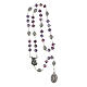Transparent Lilac Bead Rosary, 5 mm s4